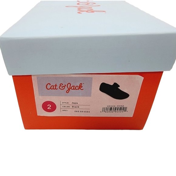 Girls Cat & Jack Shoes - Jaya - Black - Size 2 Mary Jane Style - NWT - Picture 4 of 4